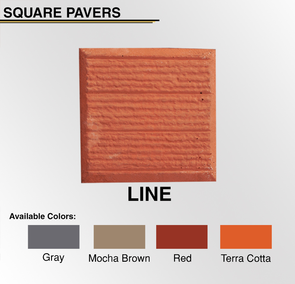 Square Paver Line 
