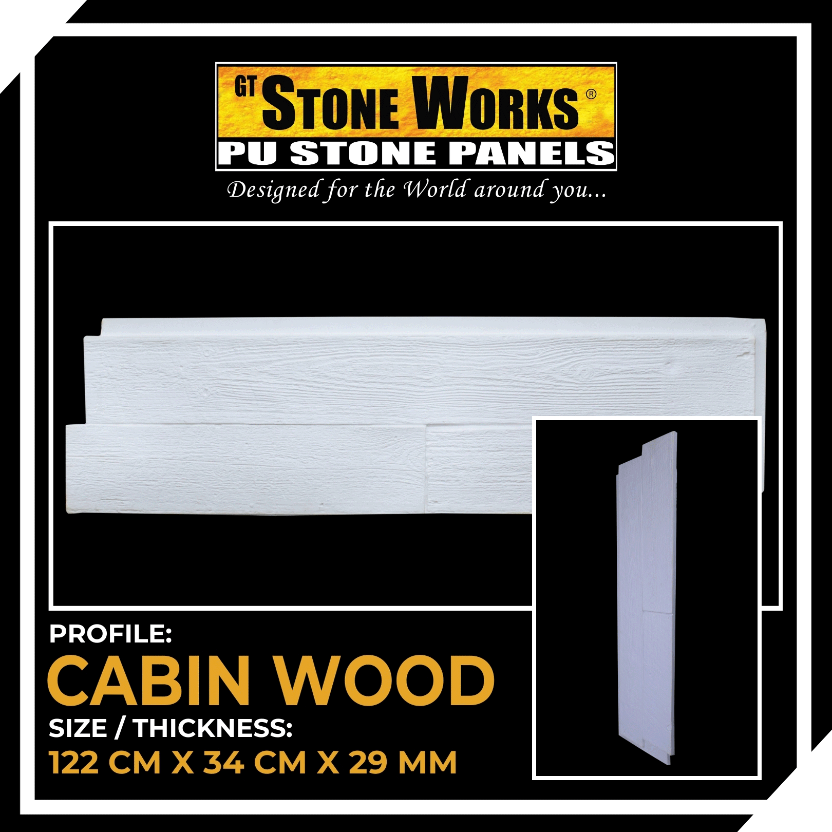 PU PANEL CABIN WOOD