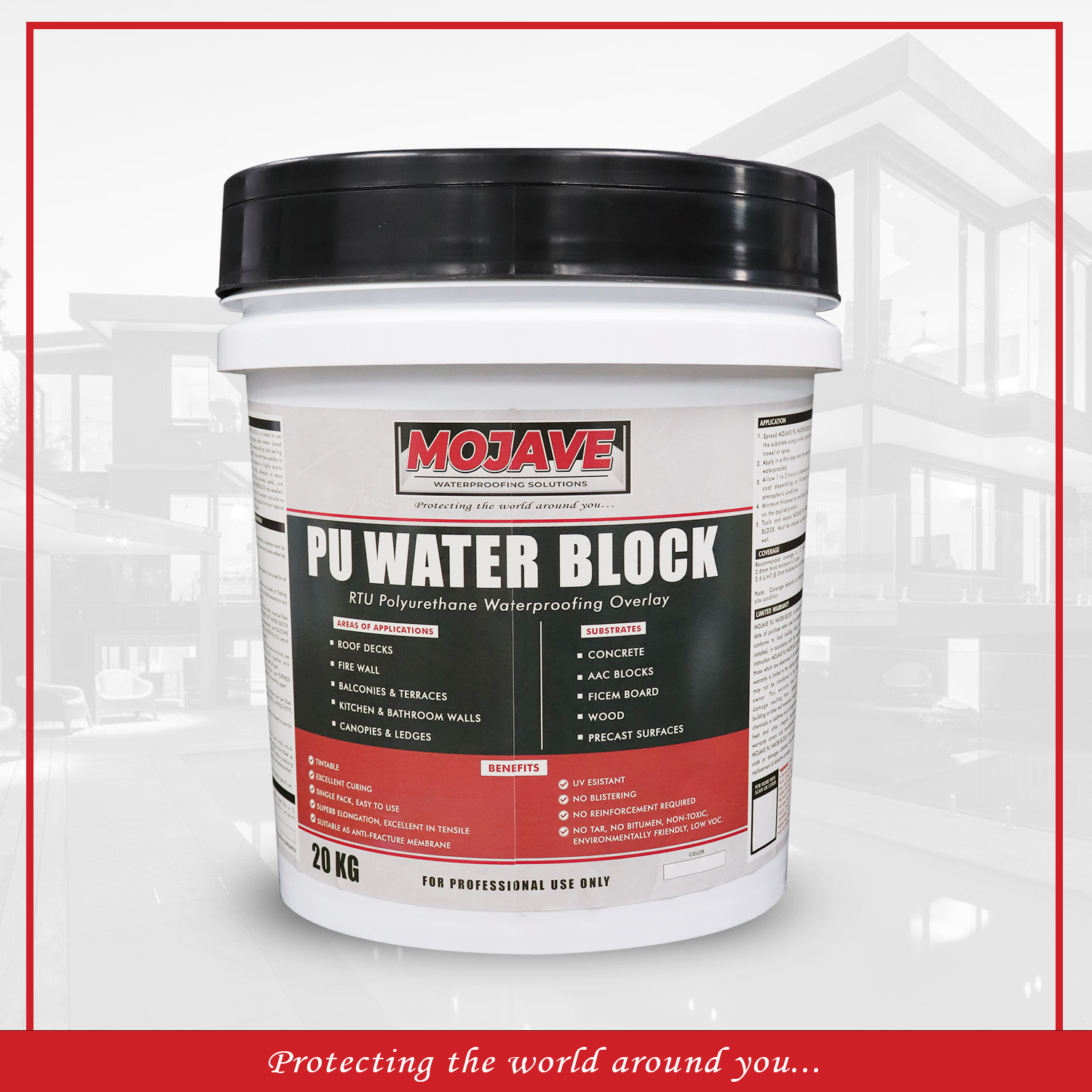 POLYURETHANE WATER BLOCK  20 KILO